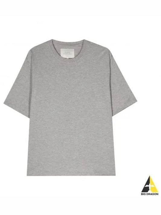 24 BRIC BRANDED SHORT SLEEVE T SHIRT MIDWEIGHT JERSEY 911 GRAY MARL brick - STUDIO NICHOLSON - BALAAN 1