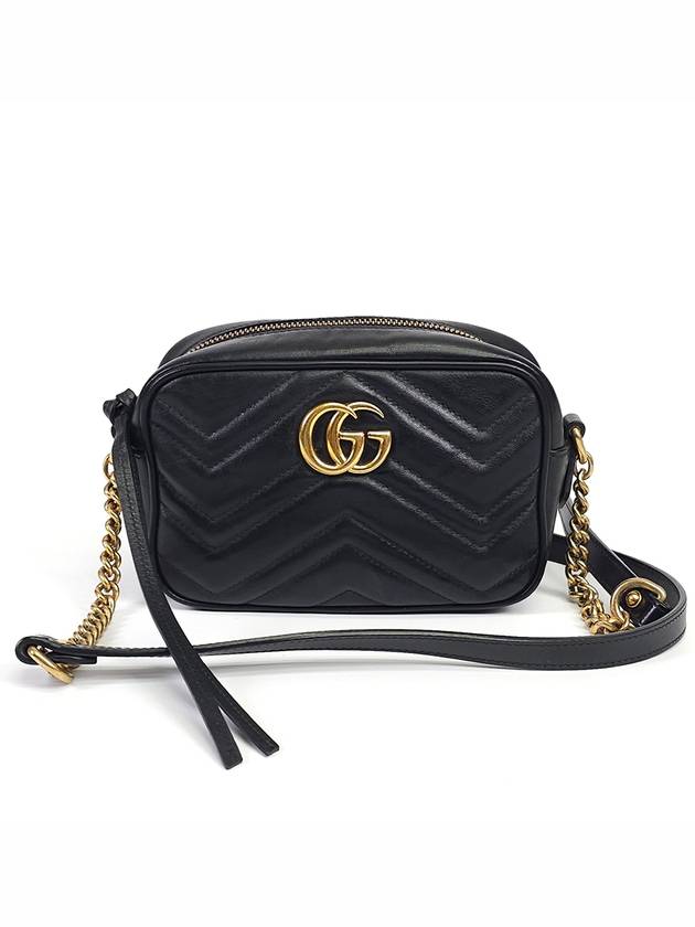 448065 Gold Marmont Matelasse Mini Cross Bag - GUCCI - BALAAN 2