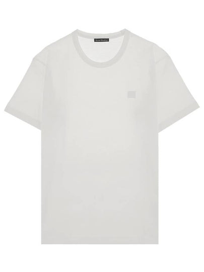 Studios Men's Nash Face Crewneck Short Sleeve T-Shirt White - ACNE STUDIOS - BALAAN 2