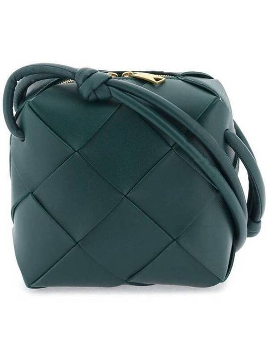 Intrecciato Mini Cassette Camera Cross Bag Emerald Green Women's Cross Bag Shoulder Bag - BOTTEGA VENETA - BALAAN 2