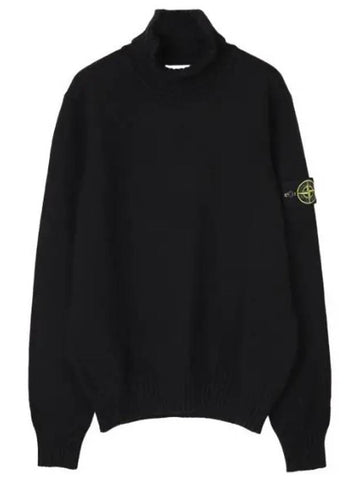 Winter cotton turtleneck knit loose fit men - STONE ISLAND - BALAAN 1