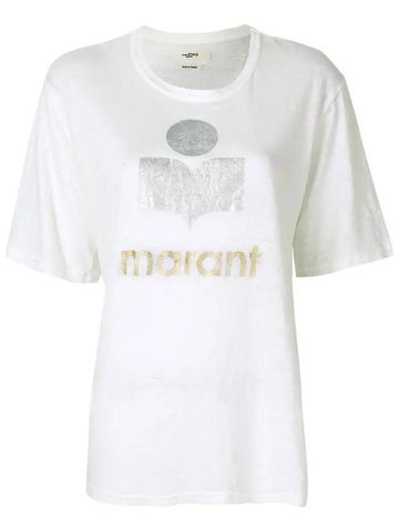 11th Anniversary Kuta Side Slit TShirt TS0382 00M008E 20WH - ISABEL MARANT - BALAAN 1