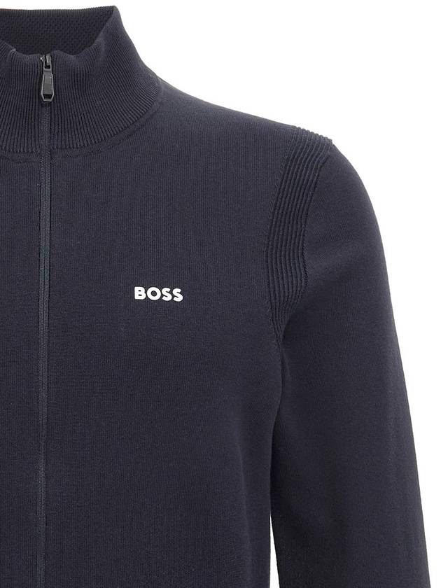 Ever X Full Zip-Up Jacket Navy - HUGO BOSS - BALAAN 4