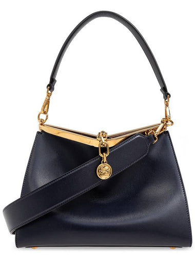 Etro Shoulder Bag Vela Medium, Women's, Navy Blue - ETRO - BALAAN 1