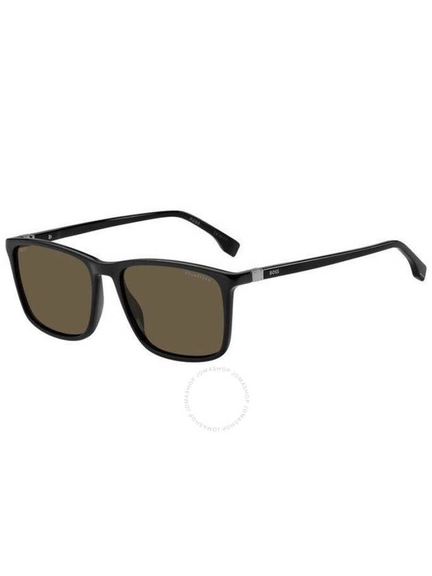 Hugo Boss Polarized Bronze Square Men's Sunglasses BOSS 1434/S 0807/SP 56 - HUGO BOSS - BALAAN 1