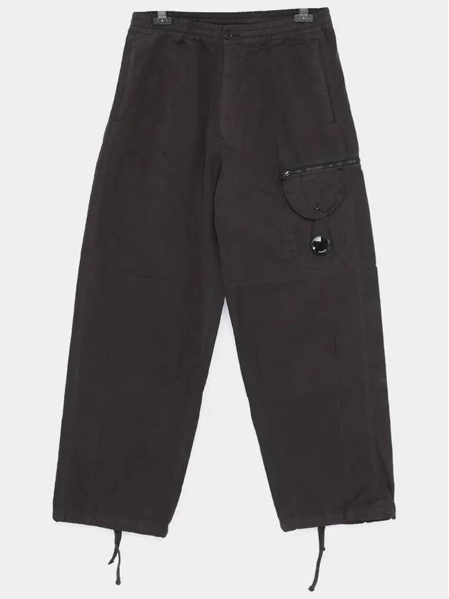 Microreps Boxy Lens Cargo Straight Pants Black - CP COMPANY - BALAAN 3