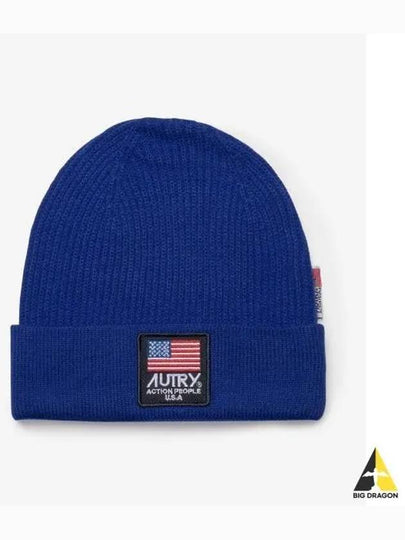 Logo Patch Beanie Blue - AUTRY - BALAAN 2