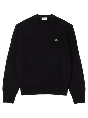 Basic Classic Fit Sweater Black - LACOSTE - BALAAN 1