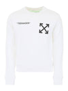 flame bat crew neck long sleeve t-shirt - OFF WHITE - BALAAN 1