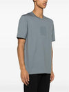 Metropolis Series Mercerized Jersey Logo Badge Short Sleeve T-Shirt Grey - CP COMPANY - BALAAN 5