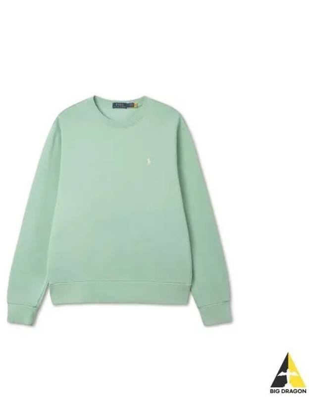 Loopback terry sweatshirt green - POLO RALPH LAUREN - BALAAN 1