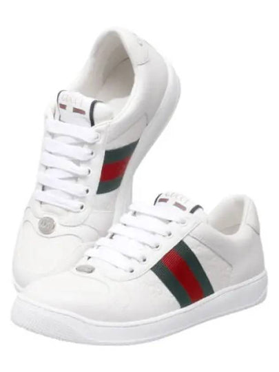 Screener Low Top Sneakers White - GUCCI - BALAAN 2