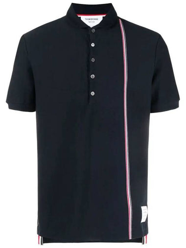 Thom Browne Striped Polo Short Sleeve T Shirt MJP196A - TOM FORD - BALAAN 1