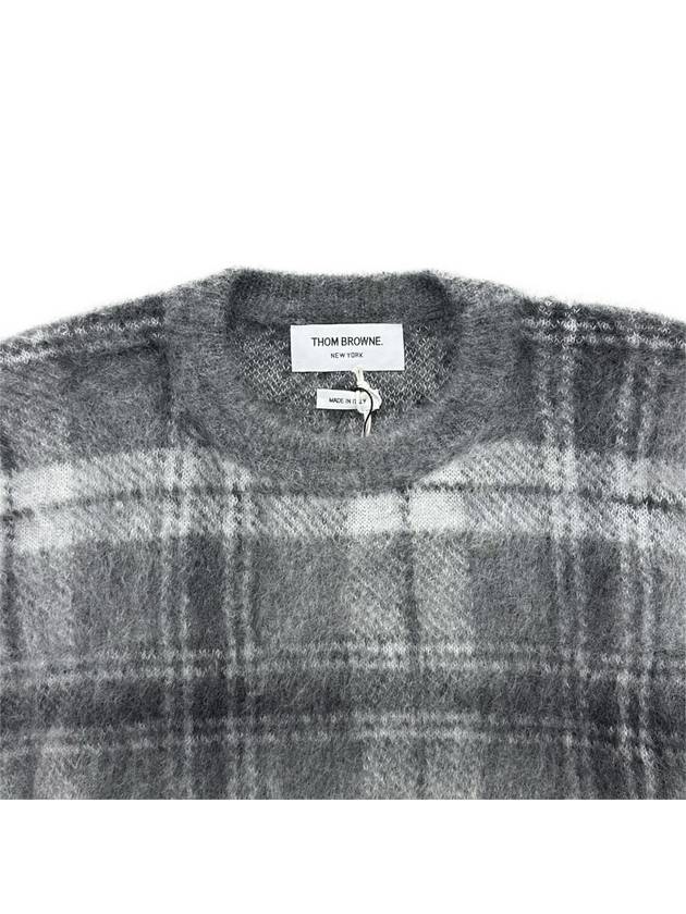 Tartan Mohair Knit MKA487F - THOM BROWNE - BALAAN 3