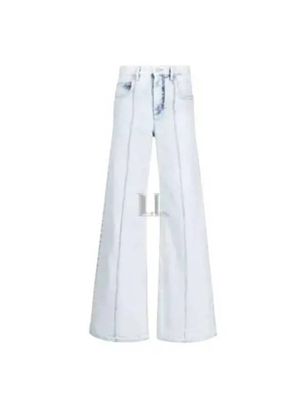 Noldy Denim Wide Jeans Light Blue - ISABEL MARANT - BALAAN 2