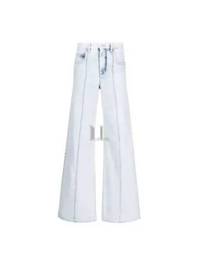 Noldy Denim Wide Jeans Light Blue - ISABEL MARANT - BALAAN 2