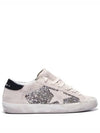 Star Patch Lace-Up Low Top Sneakers Ivory - GOLDEN GOOSE - BALAAN 7