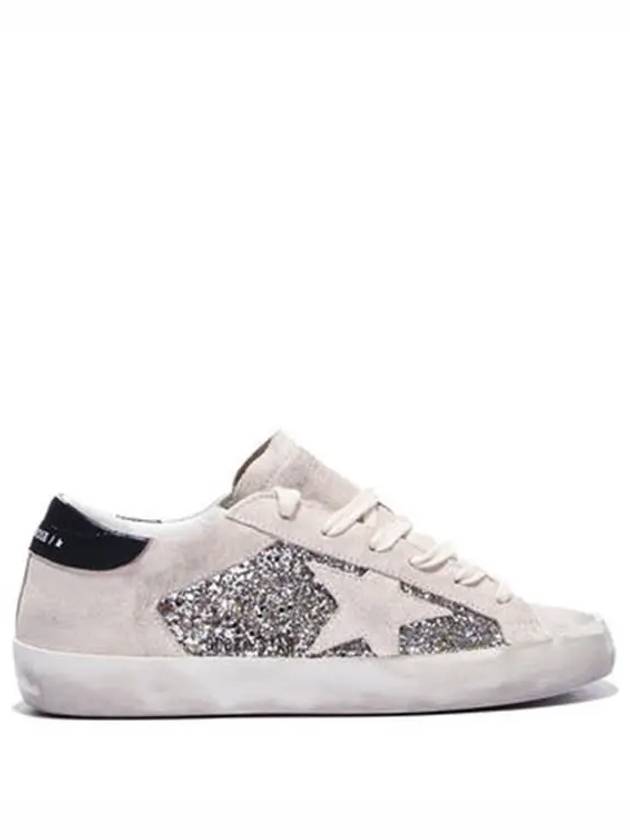 Star Patch Lace-Up Low Top Sneakers Ivory - GOLDEN GOOSE - BALAAN 7