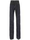 Clyde Flared Straight Jeans Navy - SAINT LAURENT - BALAAN 1