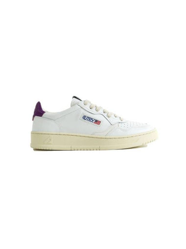 Men's Medalist Leather Low Top Sneakers White - AUTRY - BALAAN 1