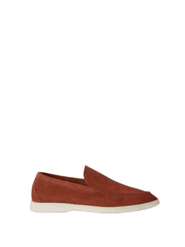 Summer Walk Suede Loafers Rust - LORO PIANA - BALAAN 1