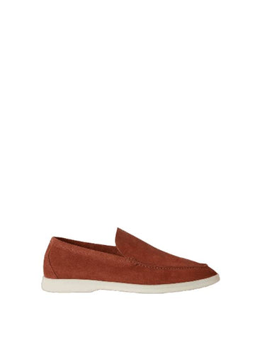 Summer Walk Suede Loafers Rust - LORO PIANA - BALAAN 1