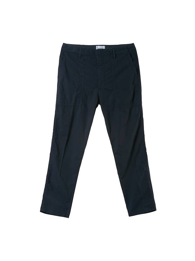 Women's Cotton Straight Pants Navy - DONDUP - BALAAN 10