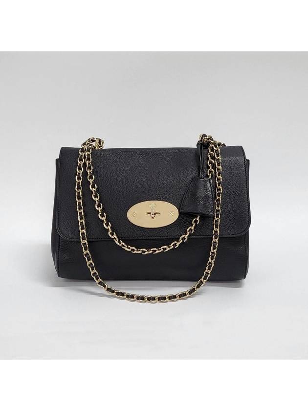 Mulberry Lily medium black shoulder bag and cross HH3297 - MULBERRY - BALAAN 2