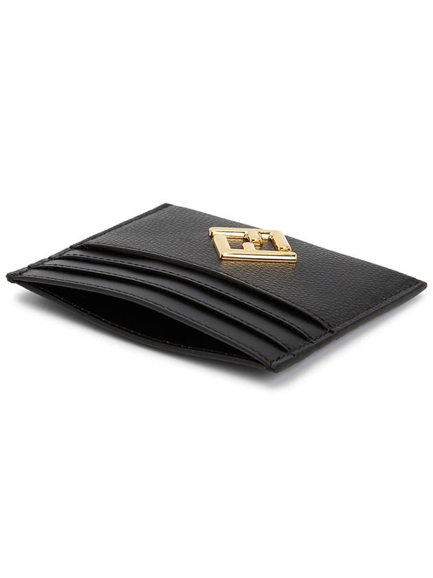 FF Diamond Card Wallet Black - FENDI - BALAAN 5