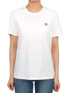 Fox Head Patch Regular Short Sleeve T-Shirt White - MAISON KITSUNE - BALAAN 2