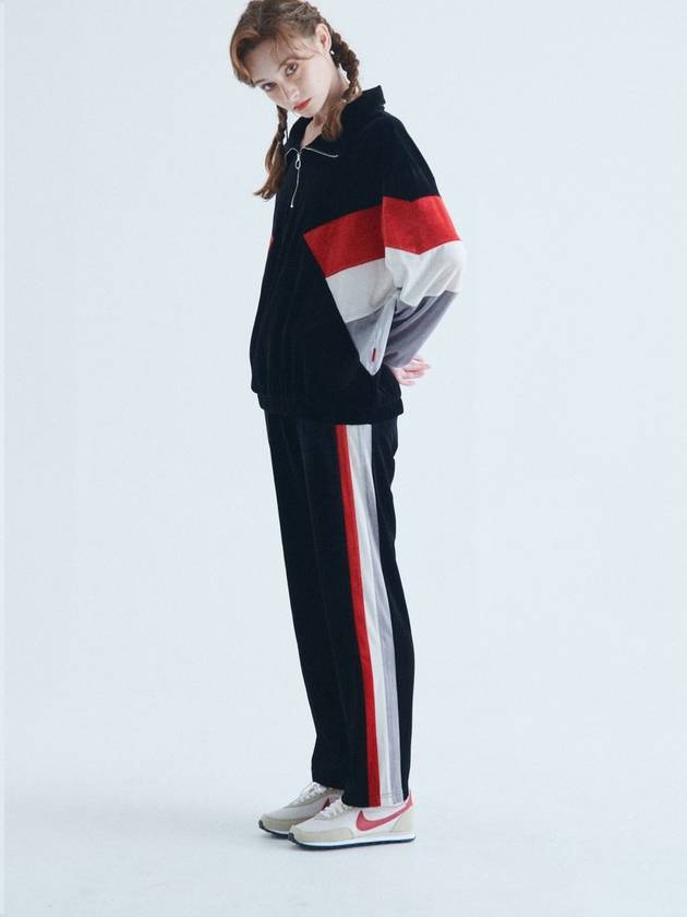 Tempo Velvet Track Pants Black - FANGOH - BALAAN 5