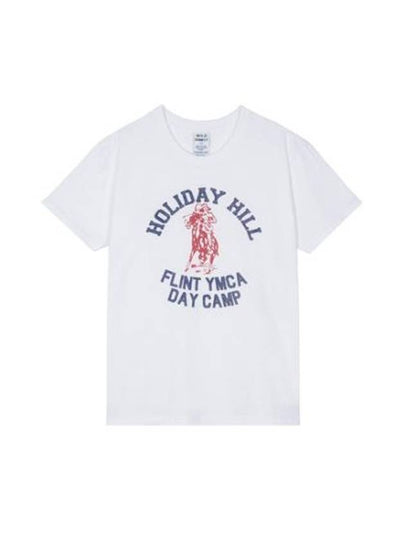 Holiday Graphic Printing Short Sleeve T-Shirt White - WILD DONKEY - BALAAN 2