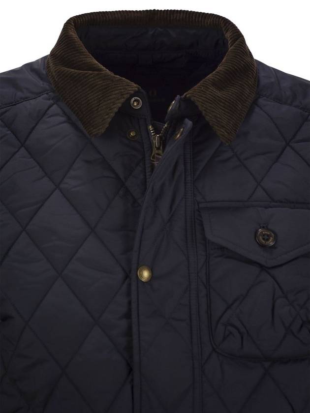 Quilted Waterproof Jumper Jacket Navy - POLO RALPH LAUREN - BALAAN 5