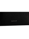 Talder Leather Card Wallet Black - BALLY - BALAAN 9