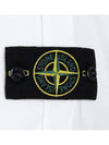 Compass Logo Patch Hoodie White - STONE ISLAND - BALAAN 6