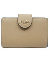 Crossgrain Medium Corner Zipper Wallet 6390 IMTAU - COACH - BALAAN 2