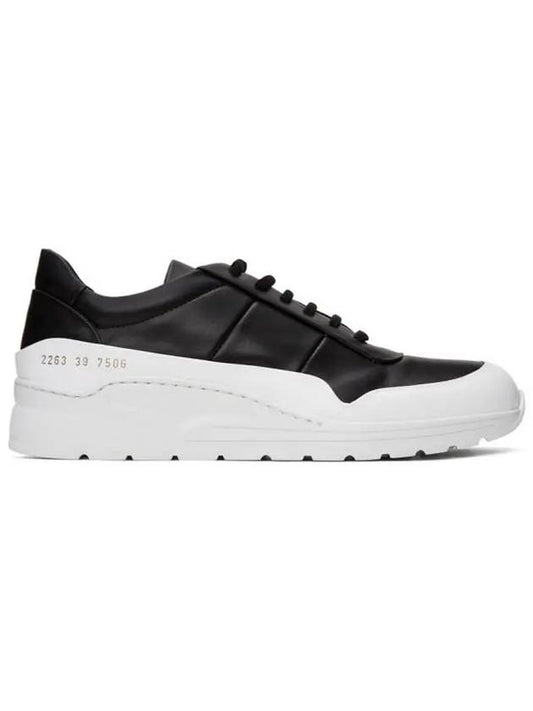 24SS Cross Trainer Sneakers Black White 2263 7506 - COMMON PROJECTS - BALAAN 2