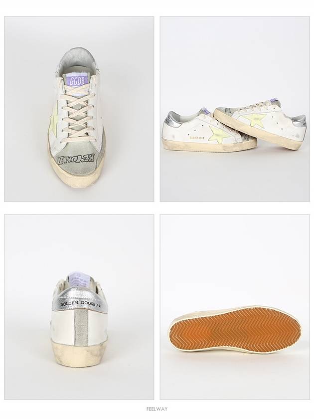 Superstar Laminated Heel Low Top Sneakers White - GOLDEN GOOSE - BALAAN 4