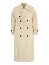 Belted Trench Coat Vanilla - AMI - BALAAN 2