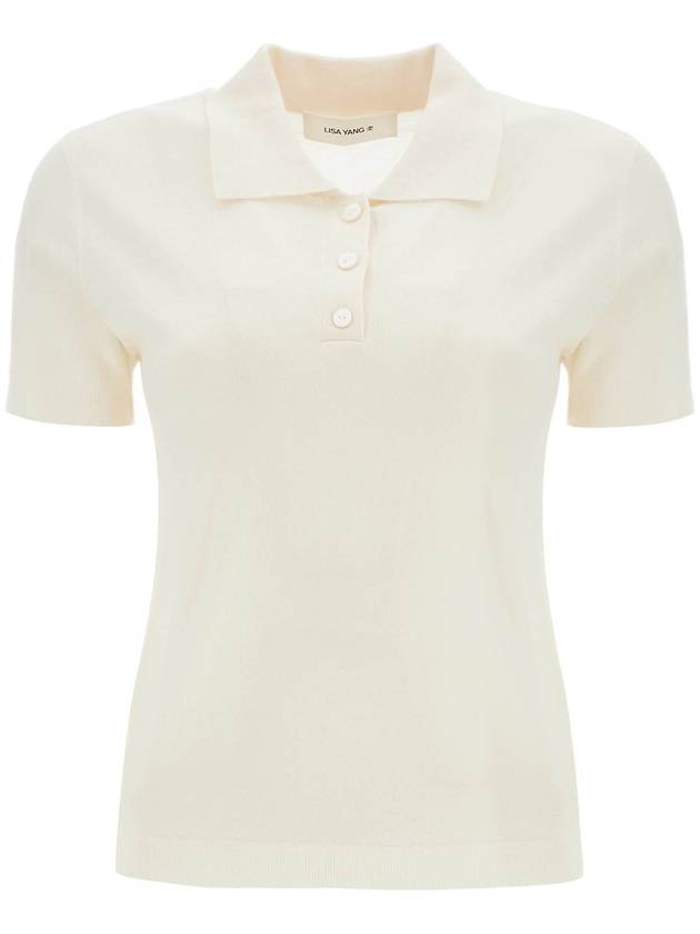 cashmere nai polo shirt - LISA YANG - BALAAN 1