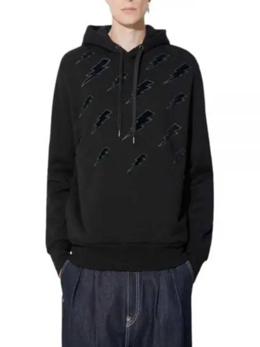 Easy Blouson Degrade Rain Bolts Hoodie NBV7JS224A V519S 059 Gradient - NEIL BARRETT - BALAAN 1