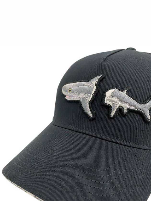 Palm Angels Broken Shark Ball Cap Hat PMLB054S23FAB003 - PALM ANGELS - BALAAN 3