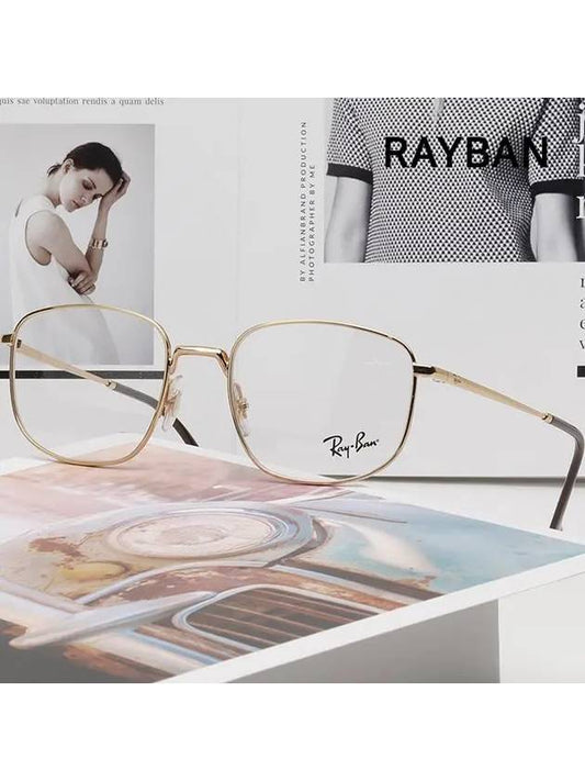 Glasses frame RB6457 2500 gold metal light gold frame - RAY-BAN - BALAAN 2