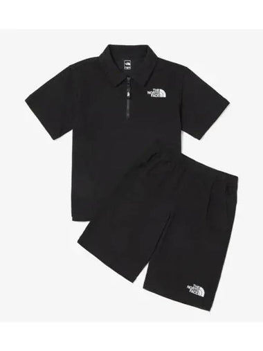 The North Face KIDS Marion Crew Set NT7UQ12T BLK - THE NORTH FACE - BALAAN 1