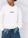 Plus Logo Sweatshirt White - JIL SANDER - BALAAN 3