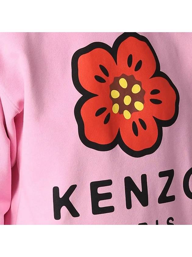 flower logo printing brushed sweatshirt 2SW011 4ME 30 - KENZO - BALAAN 4