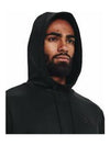 Men's UA Armor Fleece Hoodie Black - UNDER ARMOUR - BALAAN 7