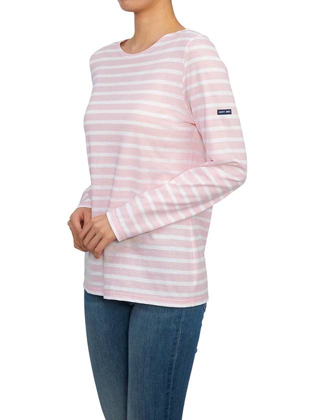 Minquaidum Women s Long Sleeve T Shirt 0237 ROSE DOUX NEIG - SAINT JAMES - BALAAN 4