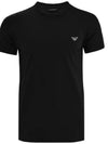 Eagle Logo Short Sleeve T-Shirt Black - EMPORIO ARMANI - BALAAN 6