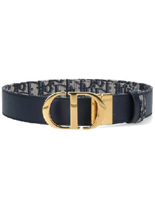 30 Montaine Reversible Leather Belt - DIOR - BALAAN 4